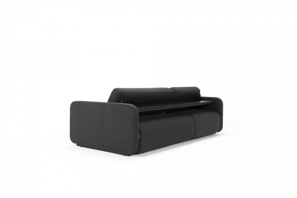 Vogan Lounger Sofa Bed Innovation Living 120x200cm  (Reversible) 577 Kenya Dark Grey [10]