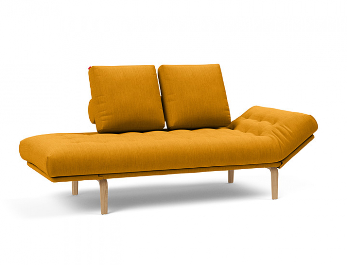 Canapea extensibila Rollo cu picioare Bow Stejar Lăcuit , Innovation Living Danemarca. Design [6]
