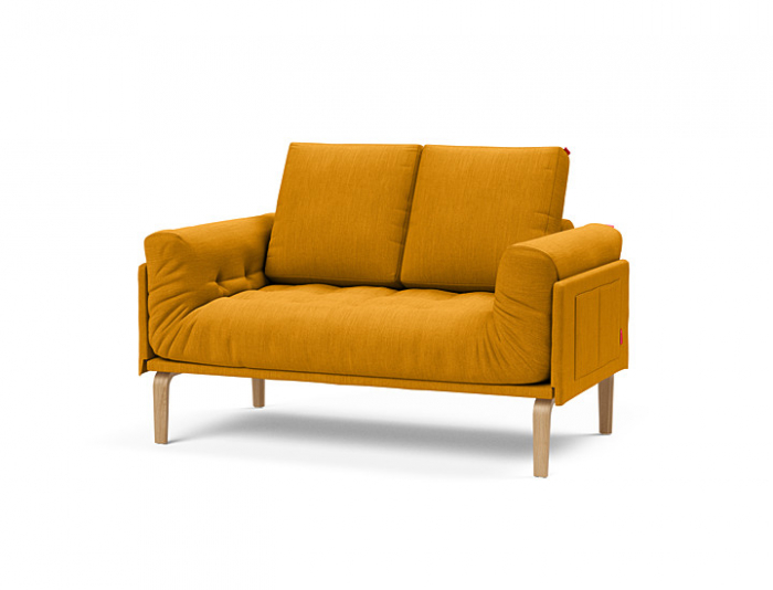 Canapea extensibila Rollo cu picioare Bow Stejar Lăcuit , Innovation Living Danemarca. Design [3]
