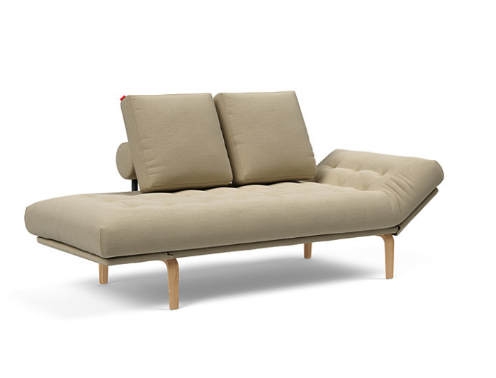 Rollo Spring Sofa Bed Bow Legs Lacquered Oak, from Innovation Living Denmark [3]