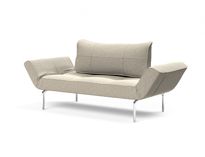 Zeal Sofa Bed Aluminium Straw Legs, from Innovation Living [2]
