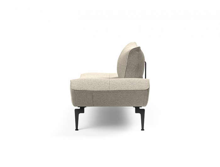 Canapea extensibila Zeal picioare Metal Negru Mat, Innovation Living Danemarca [5]