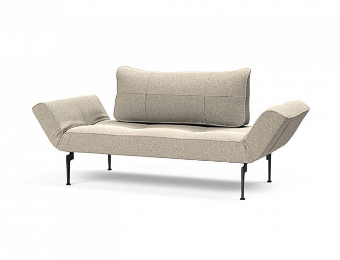 Canapea extensibila Zeal picioare Metal Negru Mat, Innovation Living Danemarca [2]