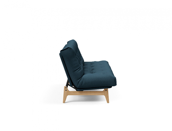 Canapea extensibila Aslak 120 cu picioare din stejar, Innovation Living Danemarca. Design [4]