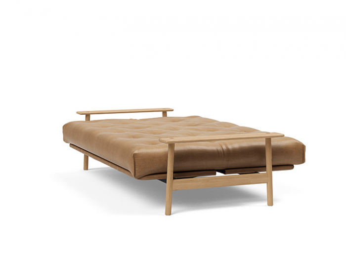 Canapea extensibila Balder cu brate din stejar, Innovation Living Danemarca. Design [6]