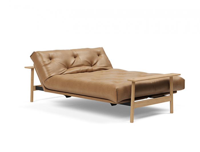 Canapea extensibila Balder cu brate din stejar, Innovation Living Danemarca. Design [3]