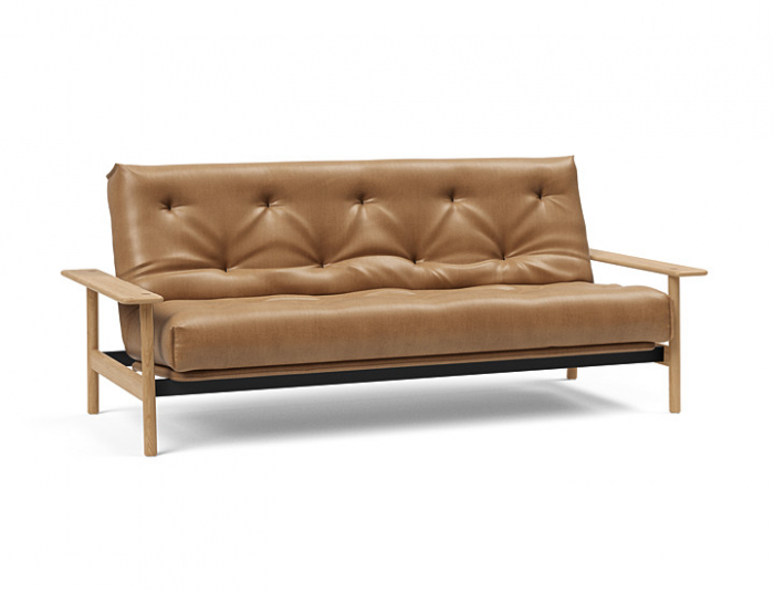 Canapea extensibila Balder cu brate din stejar, Innovation Living Danemarca. Design [7]