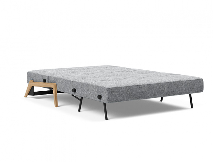 Cubed Wood Sofa Bed with legs lacquered oak Innovation Living [6]