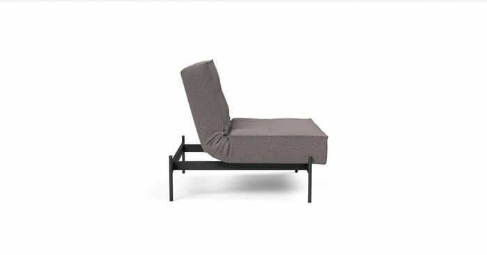 Fotoliu Extensibil Lauge cu Picioare Metalice Negre Innovation Living [3]