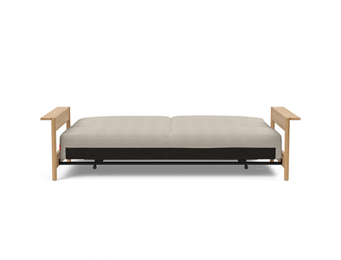 Canapea extensibila Malloy Wood cu brațe stejar lăcuit, Innovation Living Danemarca. Design [7]