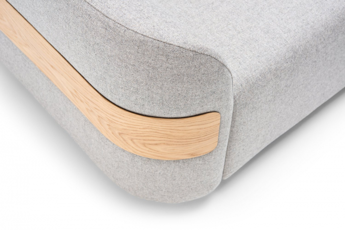 Canapea Hugg 2 locuri cu cotieră deschisă - Main Line Flax [4]