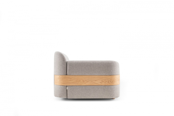 Canapea Hugg 2 locuri cu cotieră deschisă - Main Line Flax [3]