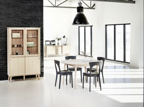 CASOE FURNITURE 120 Masa extensibila rotunda Ø 130 x 76 cm [3]