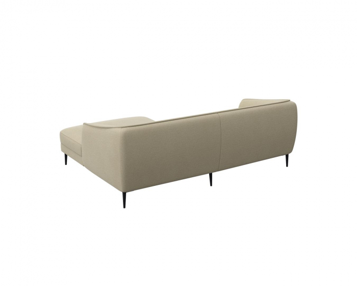 Colțar Belle  238 cm / D: 148,5 cm / H: 74 cm -  Fabric Copparo Sandy Beige 1460 - Flexlux [3]