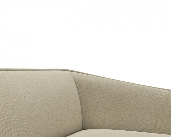 Colțar Belle  238 cm / D: 148,5 cm / H: 74 cm -  Fabric Copparo Sandy Beige 1460 - Flexlux [4]