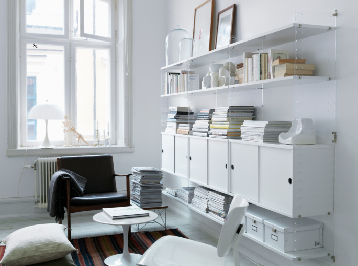 Cabinet with Sliding Doors String Furniture [2]