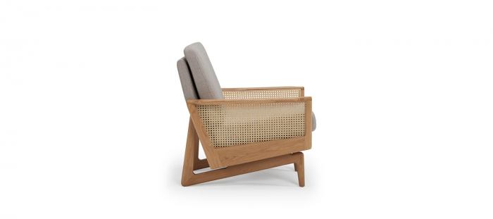 Armchair Egsmark Cane Webbing Kragelund Denmark - scandinavian design [5]