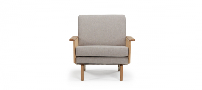 Armchair Egsmark Cane Webbing Kragelund Denmark - scandinavian design [2]
