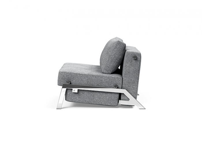 Fotoliu extensibil Cubed cu picioare cromate Innovation Living [4]
