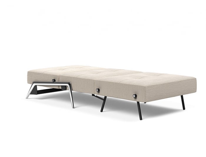 Fotoliu extensibil Cubed cu picioare din aluminiu Innovation Living [4]