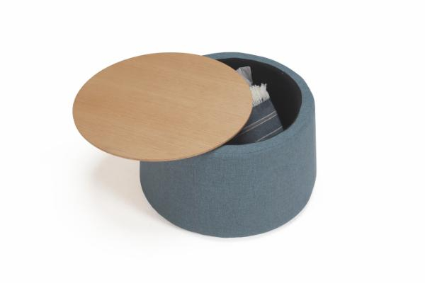 Storage Table Ø70 Oak Veneer, Innovation Living Danemarca. Design [3]