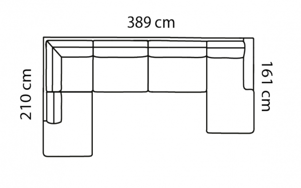 Coltar Forli 389 x 210 x 161 cm [8]