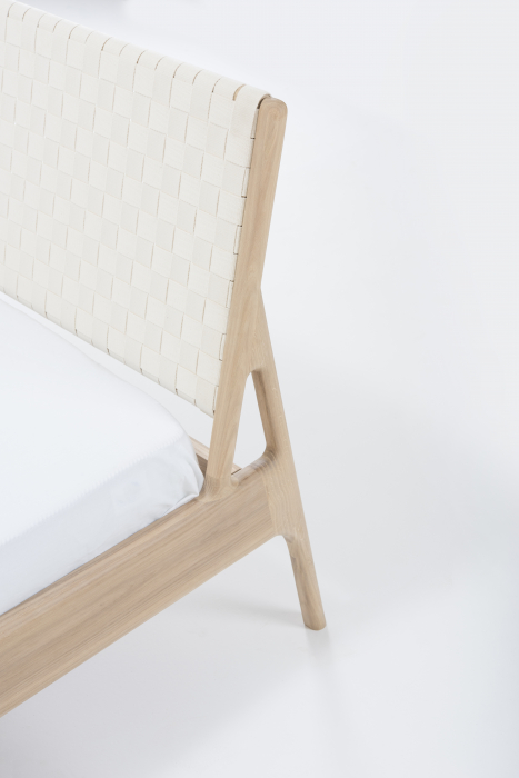 Fawn bed 2 deep frame Gazzda Upholstered headboard Main line flex [8]
