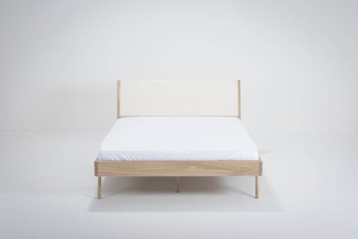 Fawn bed 2 deep frame Gazzda Upholstered headboard Main line flex [6]