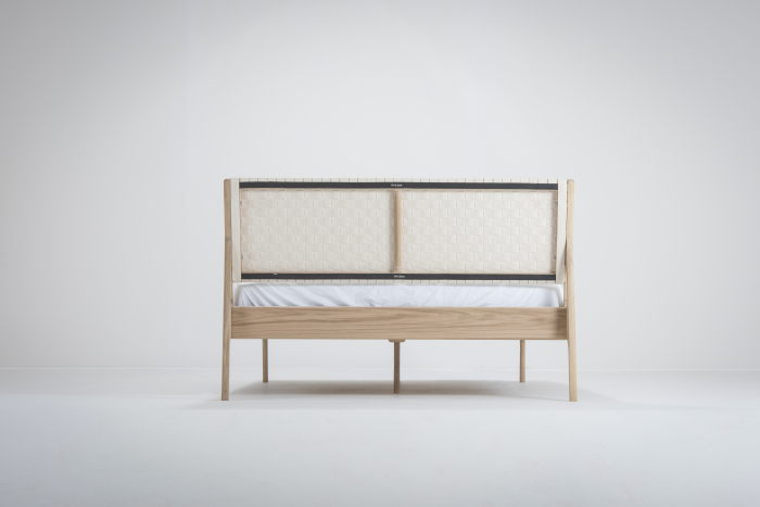 Fawn bed 2 deep frame Gazzda Upholstered headboard Main line flex [7]