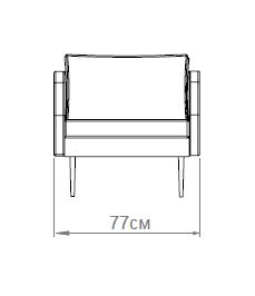Kragelund 1 seater armchair HUSUM [6]
