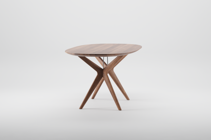 Lakri Oval Table Artisan solid wood [3]