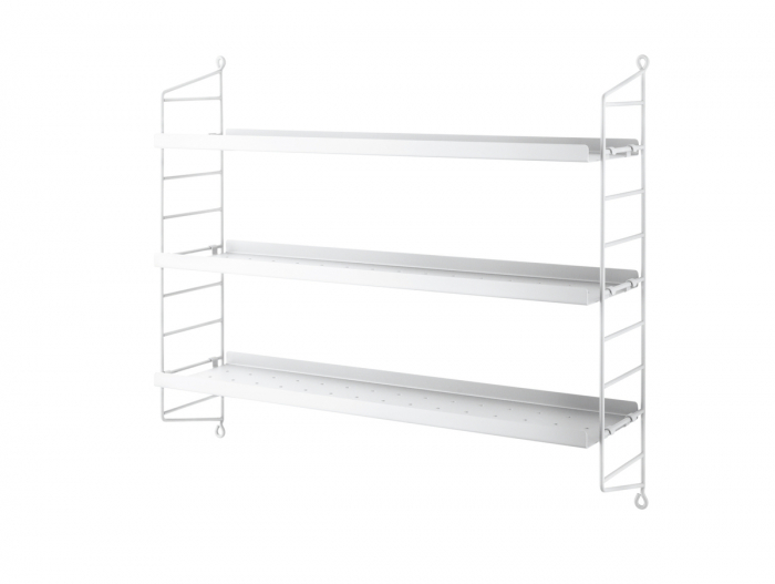 String Pocket Metal 60x50x15 cm. Lacquered and coated steel- String Furniture [2]