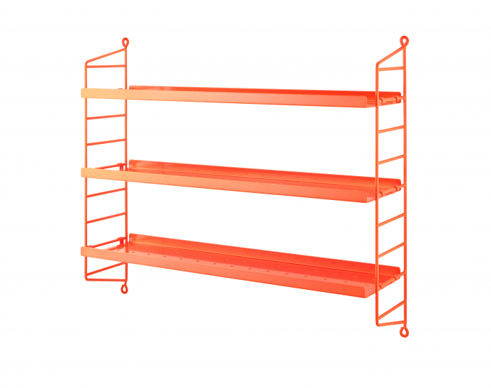 String Pocket Metal 60x50x15 cm. Lacquered and coated steel- String Furniture [3]