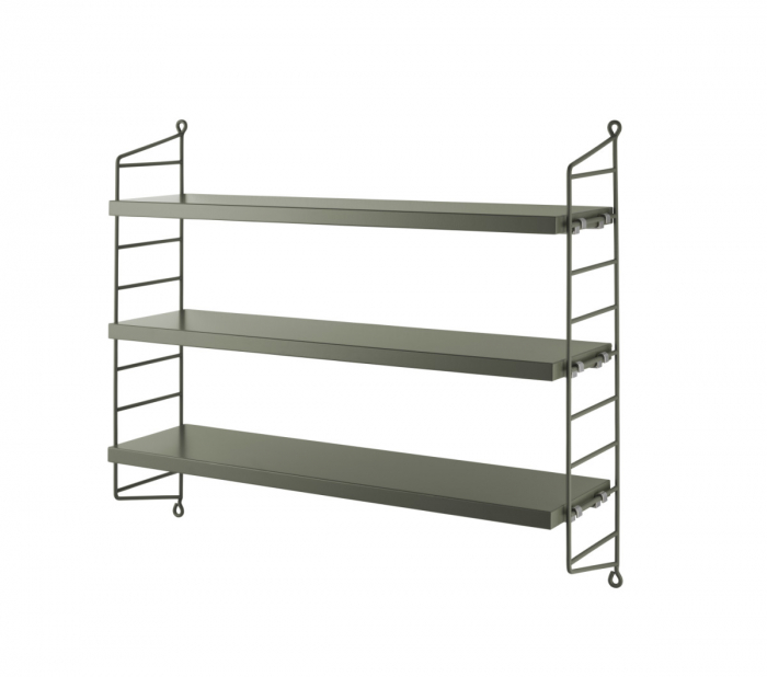 Mobilier Pocket 60x50x15 cm. Structură metalică lăcuită - String Furniture [4]