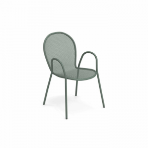 Ronda scaun cu brațe pentru exterior/terasa – Emu [6]