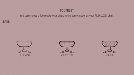 Fotoliu Flexlux Ease Quilt– Blossom Red [3]