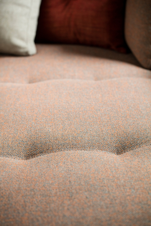 Corner sofa Loano Flexlux 319x230 cm with black metal legs and fabric upholstery Group 1 Copparo Light Grey 1461 [9]