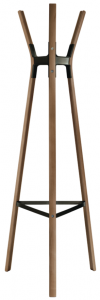 Steelwood American Walnut Coat Stand h160cm – Magis [1]