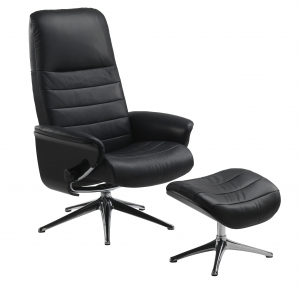 Fotolii Fixe - Fotoliu Flexlux Sense Horizon – piele Soft Black