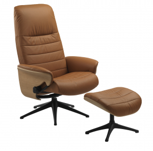 Flexlux Sense Horizon  Chair - Leather Cognac Brown [2]