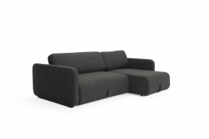 Vogan Lounger Sofa Bed Innovation Living 120x200cm  (Reversible) 577 Kenya Dark Grey [6]