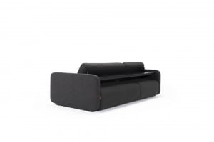 Vogan Lounger Sofa Bed Innovation Living 120x200cm  (Reversible) 577 Kenya Dark Grey [9]