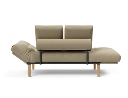 Rollo Spring Sofa Bed Bow Legs Lacquered Oak, from Innovation Living Denmark [4]