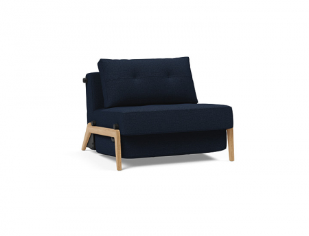 Cubed Wood Sofa Bed with legs lacquered oak Innovation Living [8]