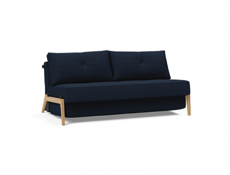 Canapele extensibile - Canapea extensibila Cubed cu picioare Stejar Natur Innovation Living