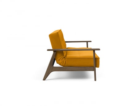 Splitback Frej Sofa Bed With Smoked Oak Arm Rest Innovation Living [5]