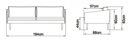 Assens Sofa Kragelund  Denmark - scandinavian design [7]