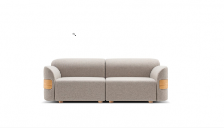 Canapele Fixe - Hugg Sofa Sofa 2 Armrest - Main Line Flax