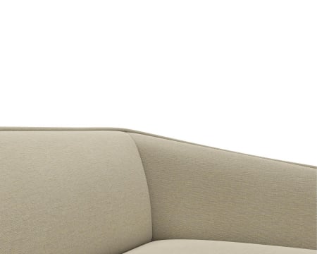 Chaiselong Belle  238 cm / D: 148,5 cm / H: 74 cm -  Fabric Copparo Sandy Beige 1460 - Flexlux [3]