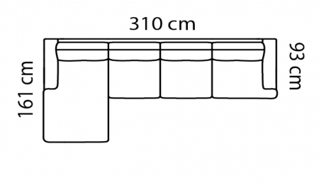 Coltar Forli 310 x 161 x 93 cm [7]
